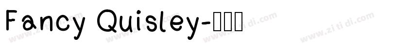 Fancy Quisley字体转换